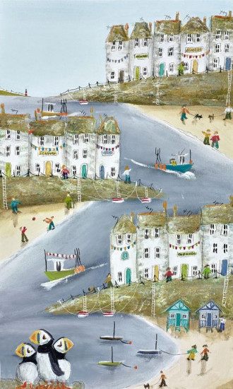 Harbour Holidays I Box Canvas