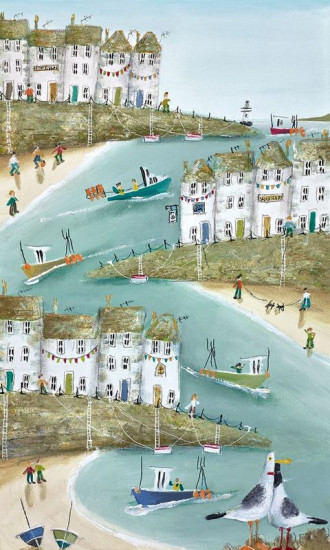 Harbour Holidays II Box Canvas