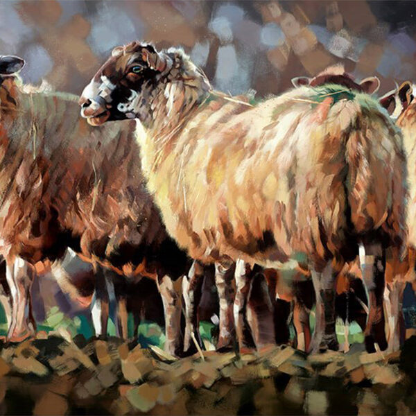 Evening Flock Print