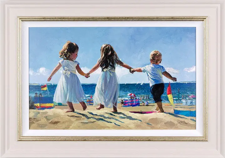 Joyful Summer's Day Framed Print