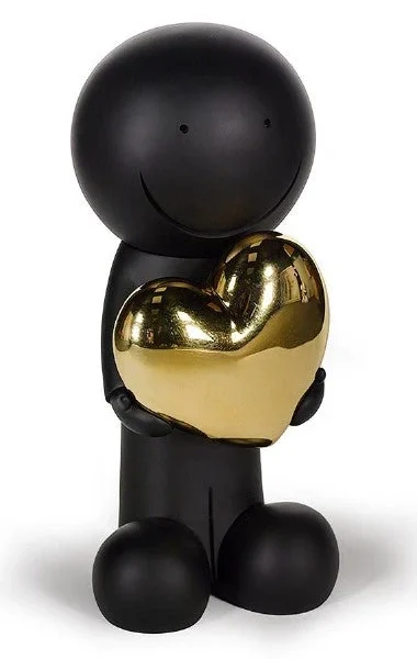 One Love (Black & Gold) Sculpture